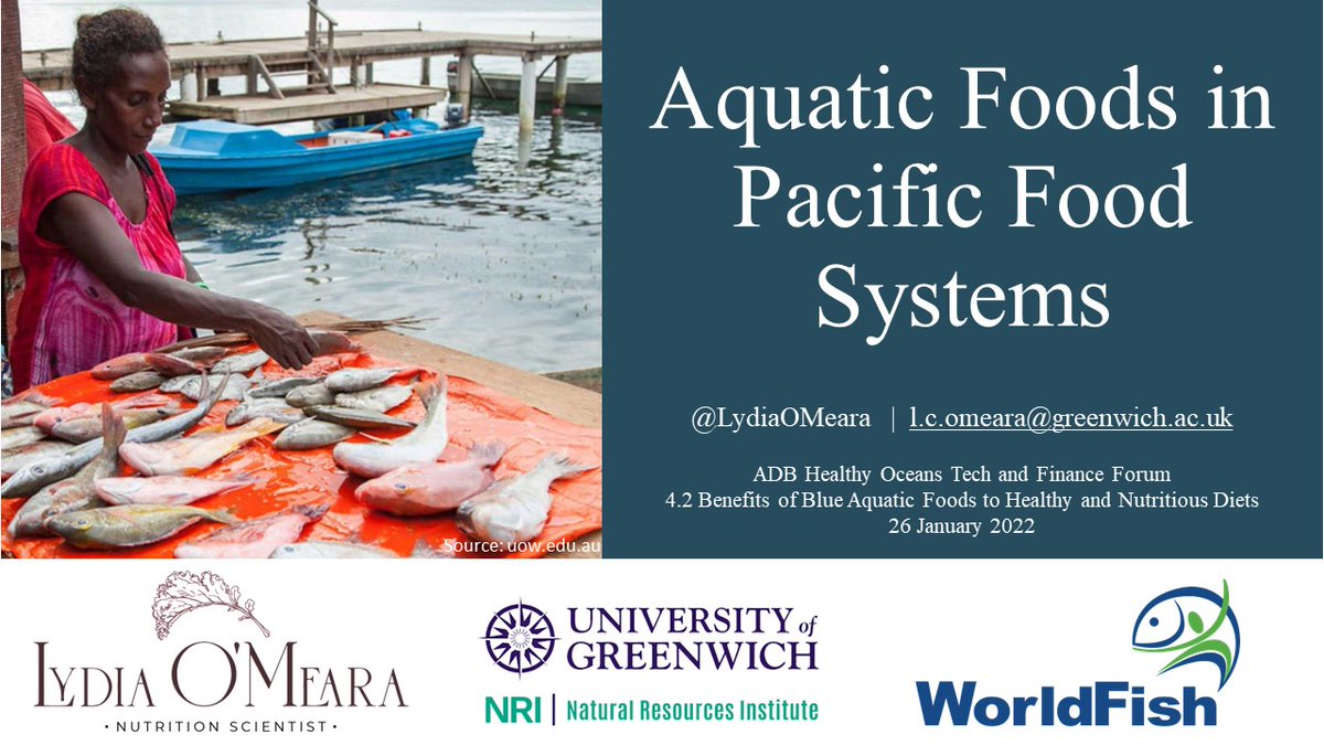 #Fish and other #AquaticFoods like mussels, oysters and seaweed are critical for #NutritionSecurity and #sustainable #FoodSystems in the #PacificIslands. @ADB_HQ @WorldFishCenter @Mike_FutureFish @PipCohen @NRInstitute