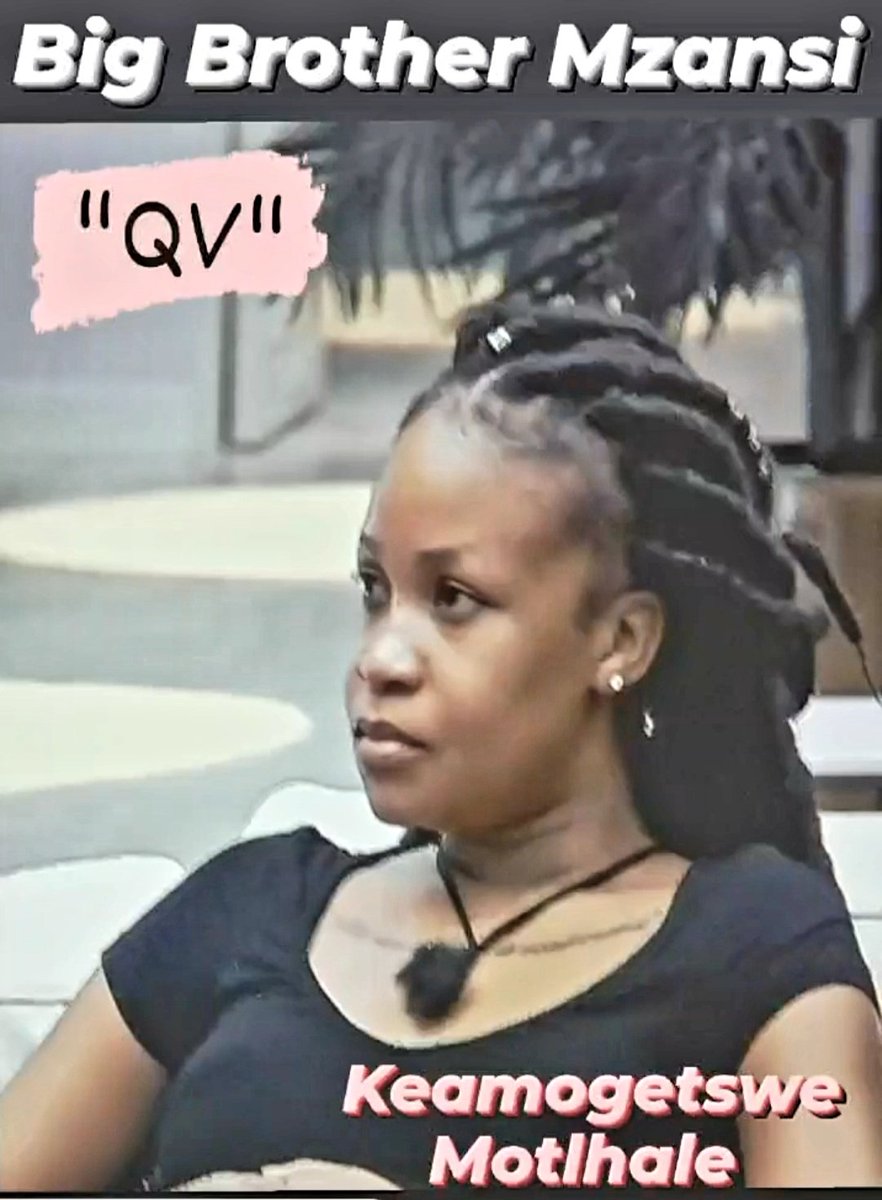 PuleMatlho's tweet photo. Mafikeng and the whole of North West, here our star, @quvie_m
Let's support her.
#BBMQV #BBMzanzi #bigbrothermzansi @JacquiThePoet https://t.co/r4VqHAKRay