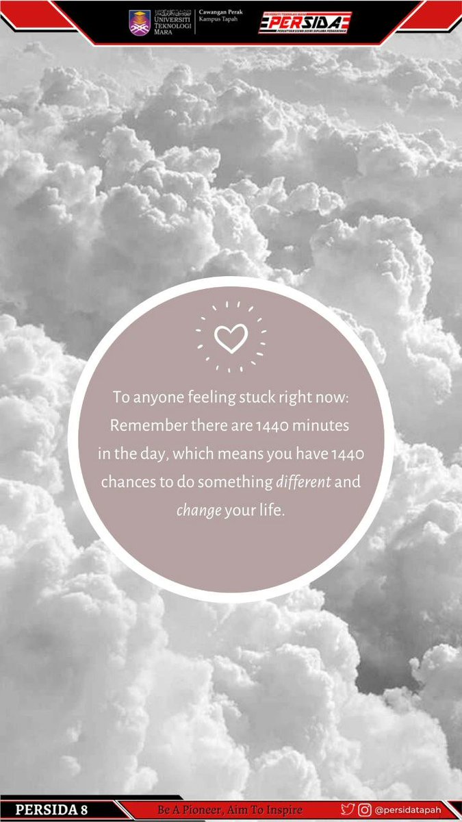 persidatapah's tweet photo. ✨| To Anyone Feeling Stuck Right Now |✨

There are reasons why someone might start feeling emotionally stuck. Identifying the root cause can help narrow down strategies to regain our sense of purpose and forward momentum.

#BeAPioneerAimToInspire https://t.co/IGcdo5M26J