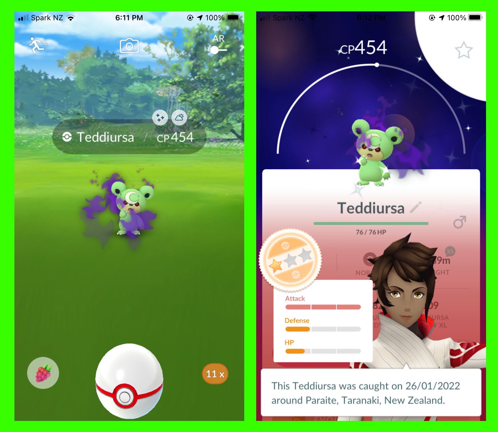 Pokemon All 3 New shiny Shadow Larvitar,Murkrow,Teddiursa Cat ch