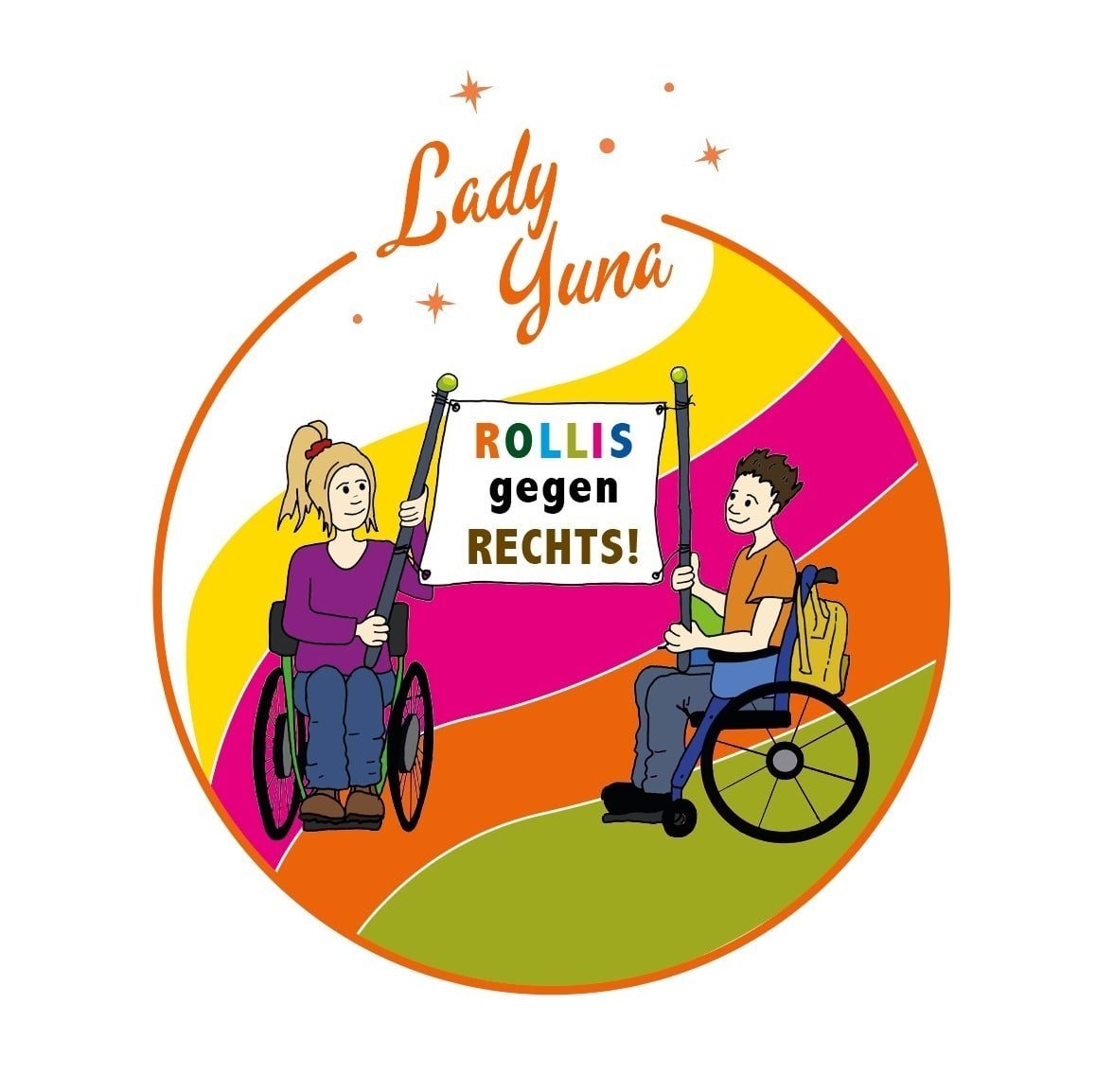 Liebe Freunde bald ist es soweit wir können den Wunsch von <a href="/LadyYunasWelt/">🏳️‍🌈Lady Yuna🏳️‍🌈💉💉💉❤️</a> 

Die liebe @LokiLok_Deister hat das von <a href="/Buntnuk/">Himmelblaunuk</a> gestaltete Motive für den Druck überarbeitet und die nächsten Tage kommt es in den Shop.

Welche Produkte hättet ihr gern?

#RollisgegenRechts