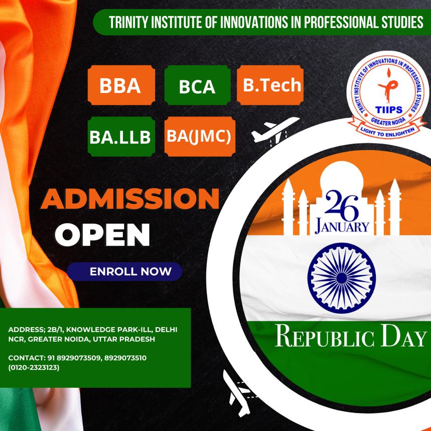 TIIPS2's tweet photo. Enjoy the freedom of the country, but always remember the responsibility it gives us – to protect the nation and make it better. Happy Republic Day.

#RepublicDay #HappyRepublicDay #Freedom #26January #India #TIIPS https://t.co/AcH84CyRmX