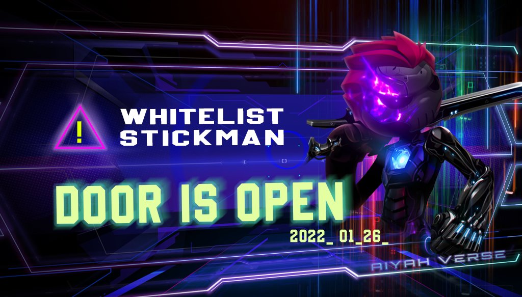 CryptoWarframe's tweet photo. 0.07 ETH #Whitelist  sale has started!
Please keep an eye on the Gas fee and seize the best time to strike and give it a Mint!

OG in the WL sales can still Mint, but same price as WL.

Join us at: https://t.co/Jeprc4HQwE

#stickman #nftcommunity #aiyahverse #NFTs https://t.co/JJVuexmRvx