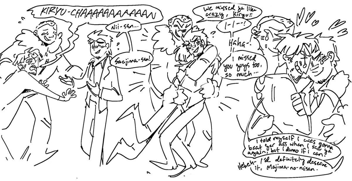 minor spoilers for yakuza 7 / like a dragon!
.
.
.
reunion #yakuza #ryugagotoku #龍が如く
