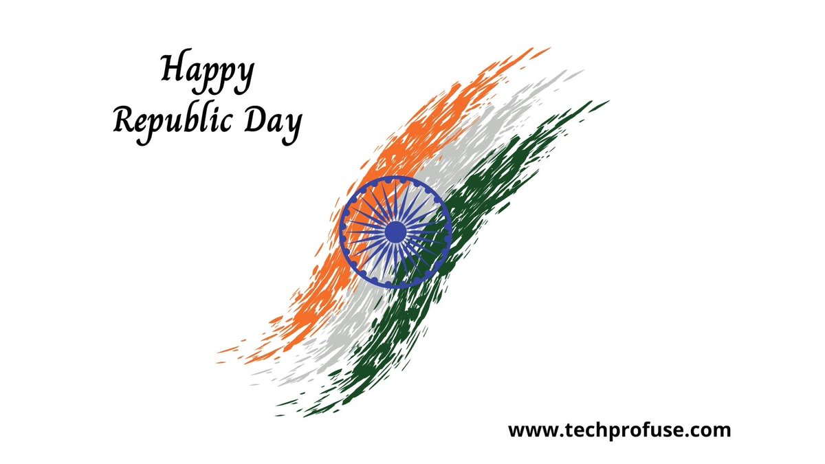techprofuse's tweet image. On this occasion of Republic day, TechProfuse salutes all the great leaders and Indian Army who have sacrificed their lives for a happy and prosperous India. Wishing you all a very Happy Republic Day...
#Republicday2022 #RepublicDay #republicdayindia #republicdaycelebration