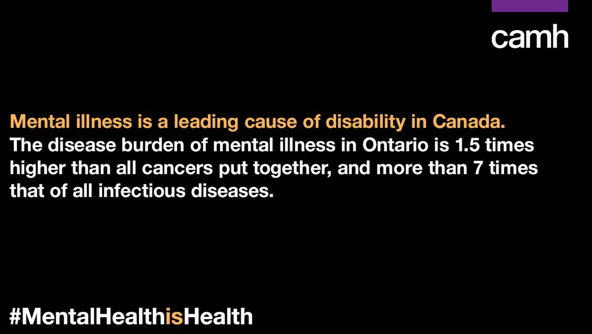 CAMHnews's tweet photo. It’s time we said no more discrimination, no more ignorance, and no more funding gaps. It’s time for every Canadian to rally together to ensure mental illness gets the same priority as any other illness. #MentalHealthIsHealth  #BellLetsTalk https://t.co/BhAkA6OdBM