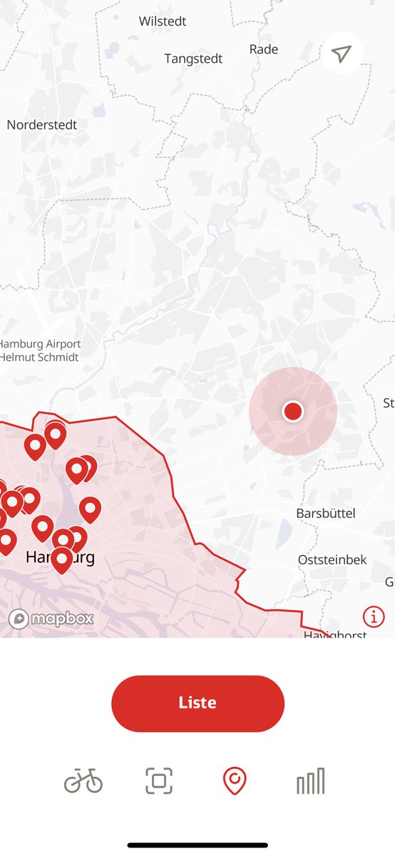 hh_opitz's tweet photo. @DB_Presse Wo ist eigentlich der Sinn von ##DBRadplus, wenn nur die Hälfte der Stadt Hamburg Teil des Aktionsradius ist? Bereits Wandsbek-Markt hört Hamburg auf? Von meinen 8km Pendelweg INNERHALB Hamburgs werden nur 1,7km angerechnet. So ist das sinnlos. https://t.co/9WHVRCIwfT