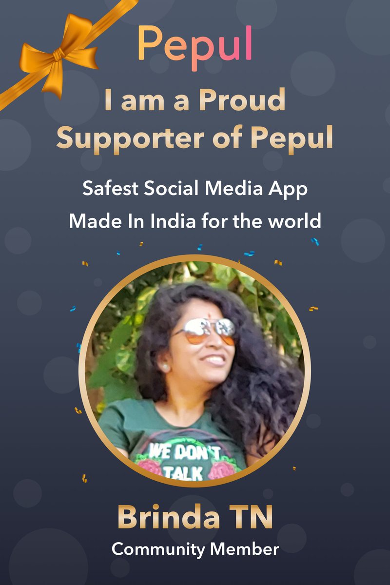 The Great Indian Social Media Dream 
PEPUL

Join the Indian Social Media Revolution
pepul.com/download

#DataSecurity 
Verified Users
Quality Content
Genuine Connections
Democratized Blue Tick 

Happy Republic Day

#Pepullaunch #pepul