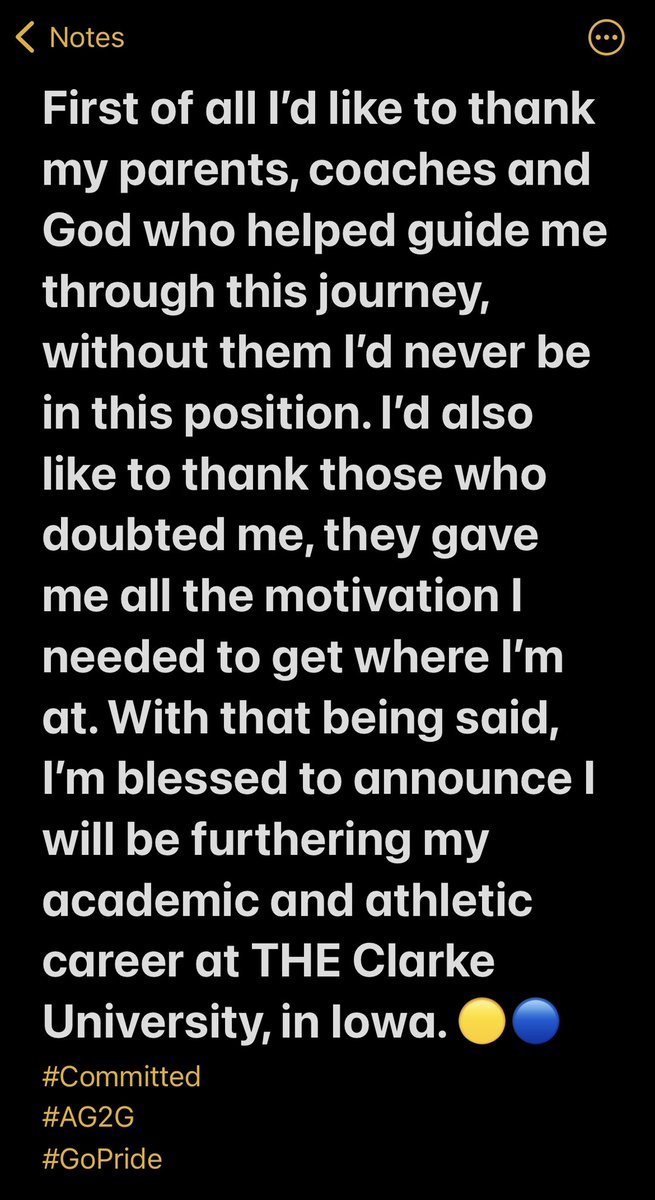 CalebW150's tweet photo. 1️⃣of1️⃣ #Committed 🟡🔵 @ClarkePrideFB @_CCSDAthletics_ @CoachMRegalado https://t.co/PiC0MgI80V