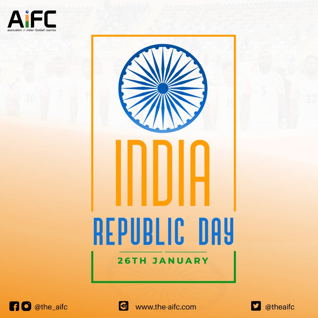 Freedom in the mind, Strength in the words, Pureness in our blood, Pride in our souls, Zeal in our hearts, Let’s salute our India on Republic Day. Happy Republic Day 2022. 🇮🇳 #India #RepublicDayIndia #aifc