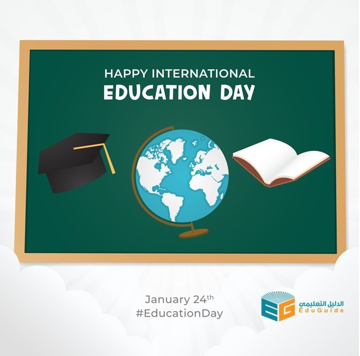Eduguide_ksa's tweet photo. “ Each one, teach one” ✏️📖
#InternationalDayofEducation https://t.co/CJ9XyRIuni