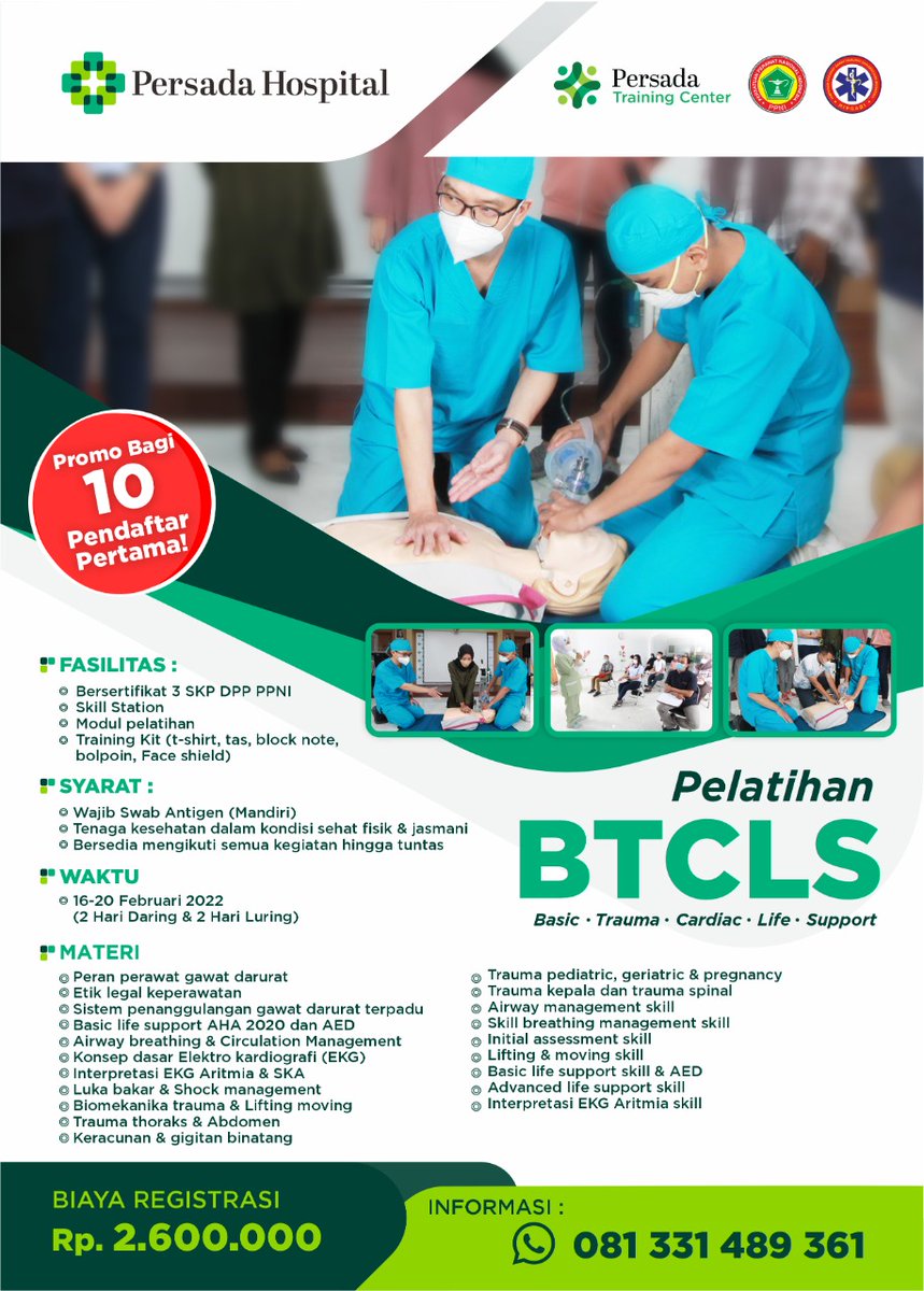 RRianjani's tweet photo. Siang min @infomalang mau titip brosur Pelatihan BTCLS. Siapa tau followernya ada yg berminat.
Terima kasih banyak min 🙏 https://t.co/Ho6h7FyuEb