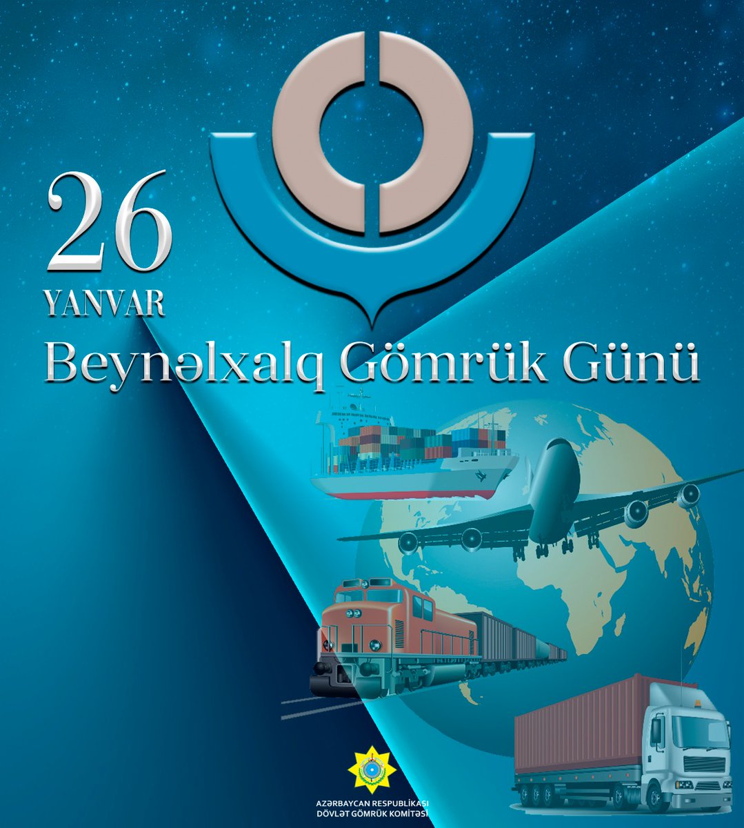 SafarMehdiyev_'s tweet photo. 26 yanvar-Beynəlxalq #Gömrük Günü münasibətilə dünya gömrük ailəsini təbrik edir, iqtisadi və milli təhlükəsizliyin keşiyində dayanan  bütün gömrükçülərə şərəfli və çətin  peşə fəaliyyətlərində uğurlar arzulayıram.
#BeynəlxalqGömrükGünü https://t.co/mnv2YM0qz4