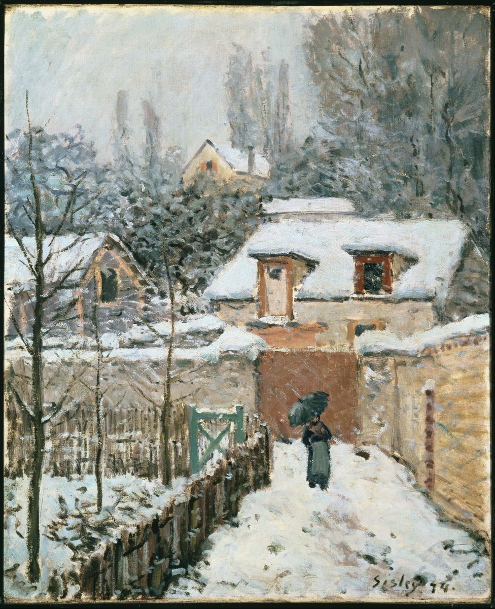 birsanatbirkitap.com ile Ünlü Tabloları Tanıyalım Köşesi! 🧐🖼️
Alfred Sisley tarafından 1878 yılında yapılan Louveciennes'da Kar (Snow at Louveciennes) Eseri. 
#alfredsisley #snow #art #winter #kar #sanat #sanattarihi #birsanatbirkitap #ünlütablolarköşesi