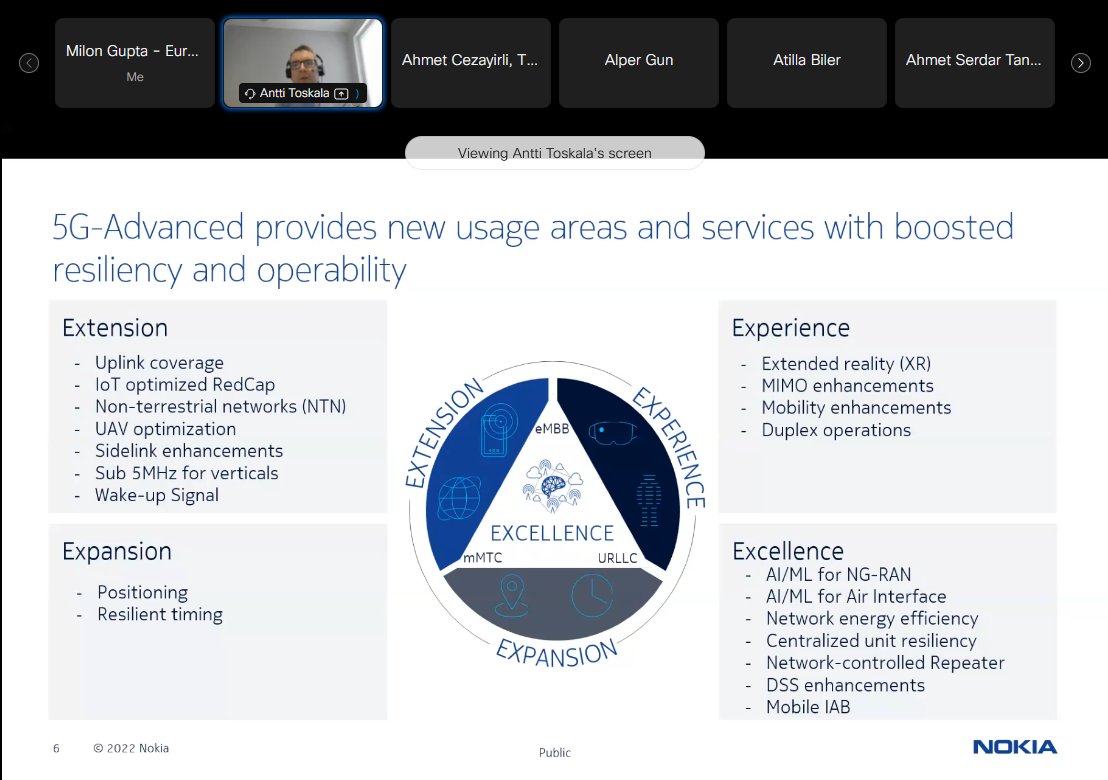 CelticNext's tweet photo. 5G-Advanced provides new usage areas and services with boosted resiliency and operability, says Antti Toskala from Nokia Bell Labs in his keynote at the CELTIC-NEXT Online Proposers Day
https://t.co/Z6dDsiOxj0
#CelticPropDay #ICT #5G #6G #EurekaClusters @3GPPLive @EUREKA_NETWORK https://t.co/VGIdPCmtOB