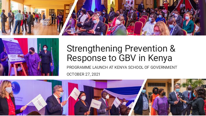 Mwadena003's tweet photo. @FinnishEmbNBO,have developed a 3 year's program and invested 5 Million Euros to strengthen prevention and responses to GBV with focus in improving governance and coordination at county level. This program will focus Bungoma, Kilifi &amp; Samburu. Still at inception stage. https://t.co/ZSZTJHjPgh