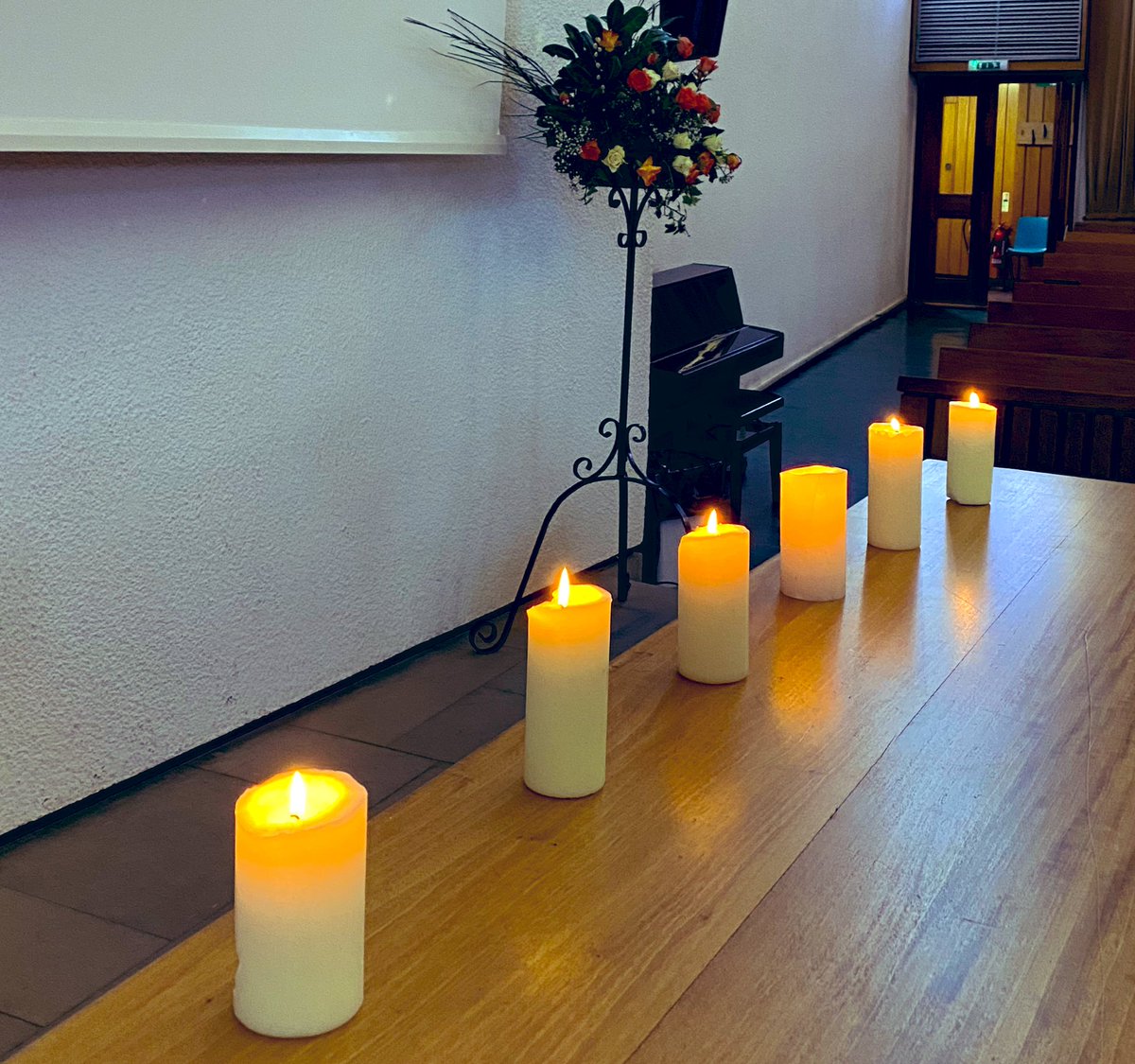 TheLisaKerr's tweet photo. Thank you to the @gordonstoun house captains for a moving and respectful chapel to mark #WorldHolocaustMemorialDay. Six candles for six million victims. https://t.co/6Wjv5Ek0rf