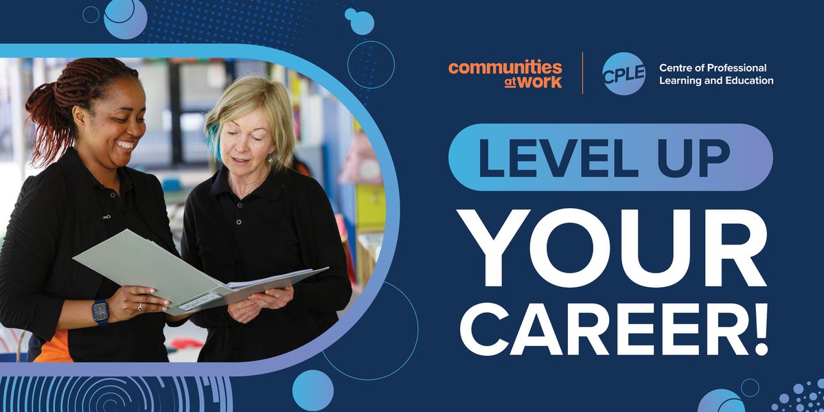 CommsatWork's tweet photo. Are you a Cert III qualified early childhood educator? Take the next step in your career with a Diploma at no cost. #JobTrainer is a jointly funded initiative of the Commonwealth, state and territory governments.
Visit our website for details: https://t.co/QfXB9CEy3n https://t.co/SNRCIFqDij