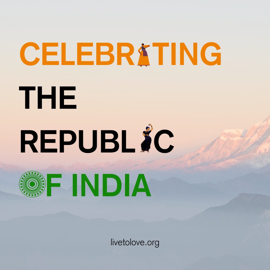 LiveToLoveIntl's tweet photo. This Republic Day, we are grateful to the freedom fighters who fought to protect the diversity, culture and people of India! 

#happyrepublicday #India #indianculture #indianpeople #independance #democracy https://t.co/SFt4w2nglt