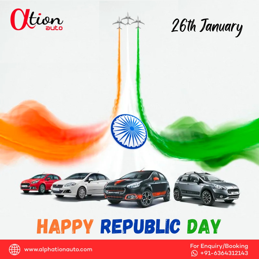 Alphation_Auto's tweet photo. Alphation Auto wishes you all a very Happy Republic Day.
Let's unite and stand for the values that our Nation was built on.
#republicday #india #indian #happyrepublicday #automobile #AlphationAuto https://t.co/Olbqqzy2pT