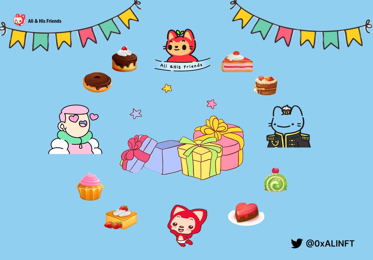 giuliammonteiro's tweet photo. @0xALINFT #ALINFT 收到大家的礼物阿狸非常的开心！❤️🎁 https://t.co/y2aTrAYdA6