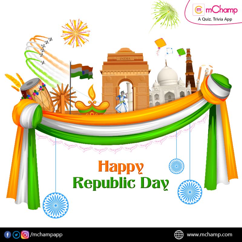 mChamp wishes you all 73rd Happy Republic Day 🇮🇳
#गणतंत्रदिवस #26january #RepublicDayIndia