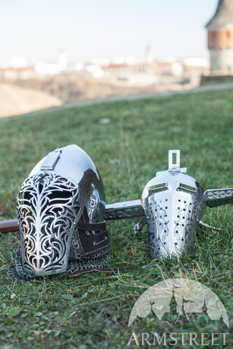Armstreet's tweet photo. Your new helmet! 18% off on helmets this week and some of our most popular helmets in stock ready to be shipped
https://t.co/i4cNB3oSxc
#armstreet #medievalarmor #medievalhelmet #SCA #larp https://t.co/BcSqw7z9db