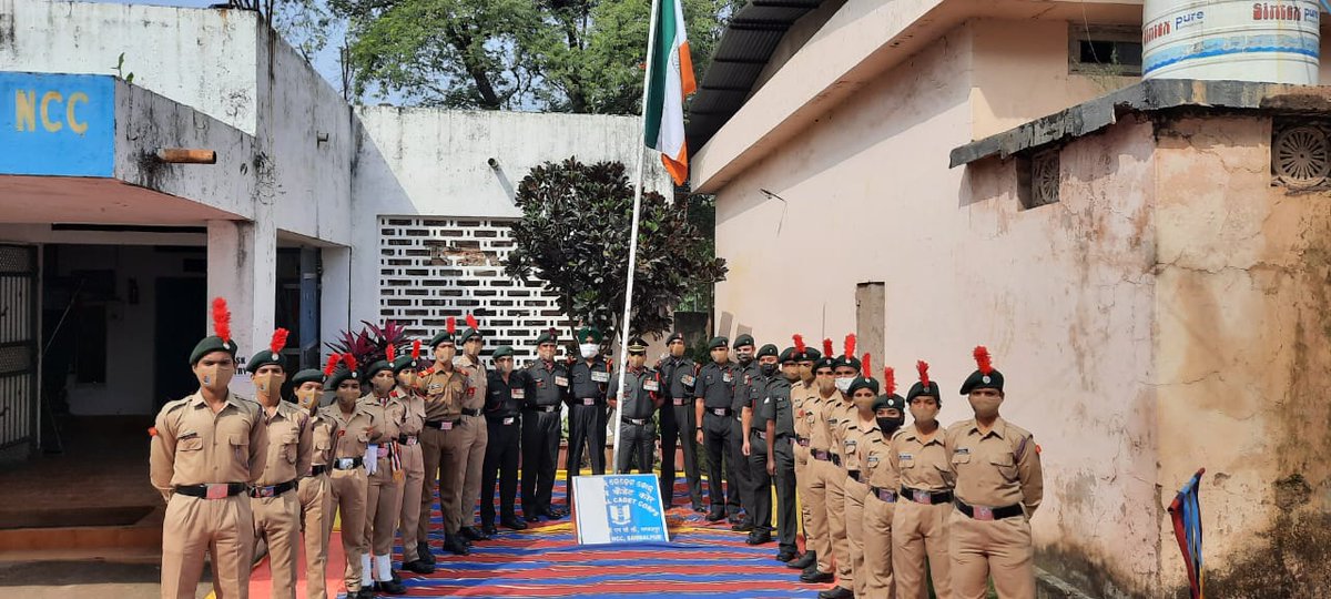 Jai Hind Everyone, 
Celebrated 73rd Republic Day with PI Staff and Cadets of 5(O)NCC BN Sambalpur.