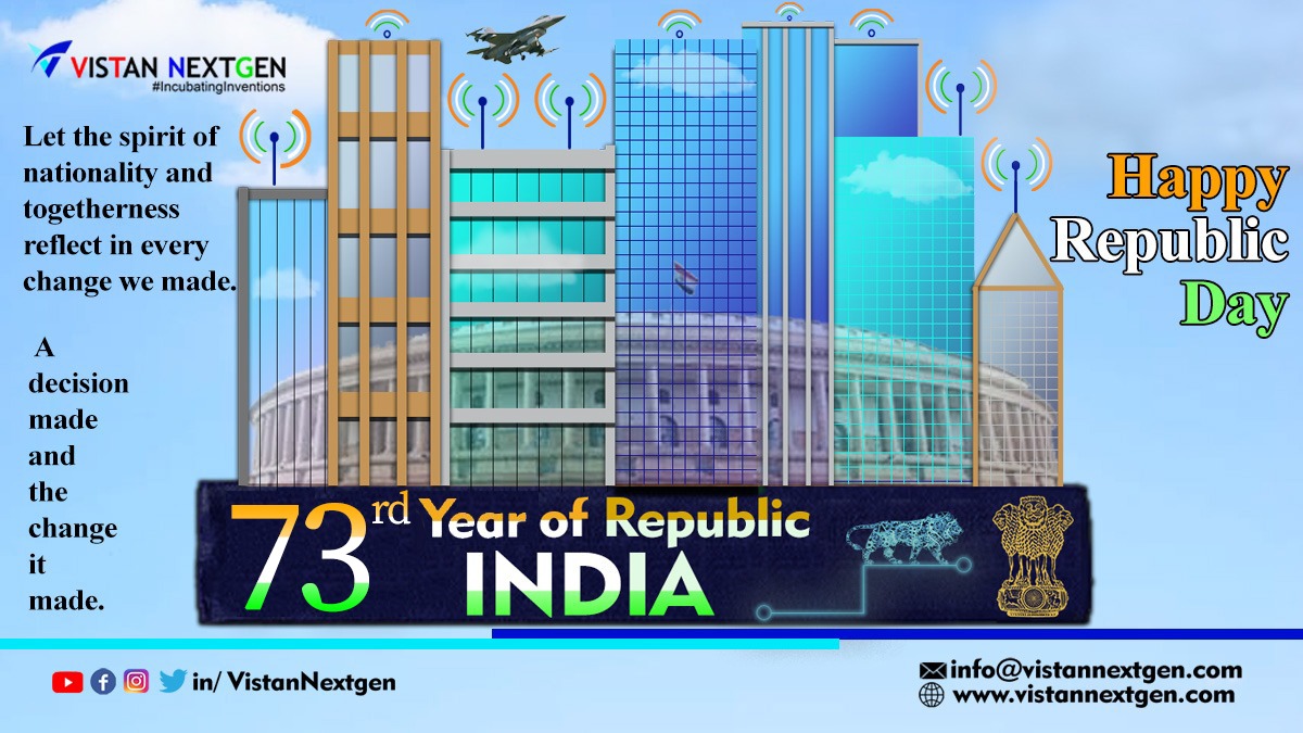 NextgenVistan's tweet photo. Let's remember the golden heritage of our #country &amp; feel proud to be part of an ever-shining #India
#VistanNextgen wishes you all a #happyrepublicday
For more details visit:https://t.co/ifEICbaIzB
#jaihind #india #republicday #photography #love #indian #RepublicDayIndia https://t.co/B96Rc1D5H6