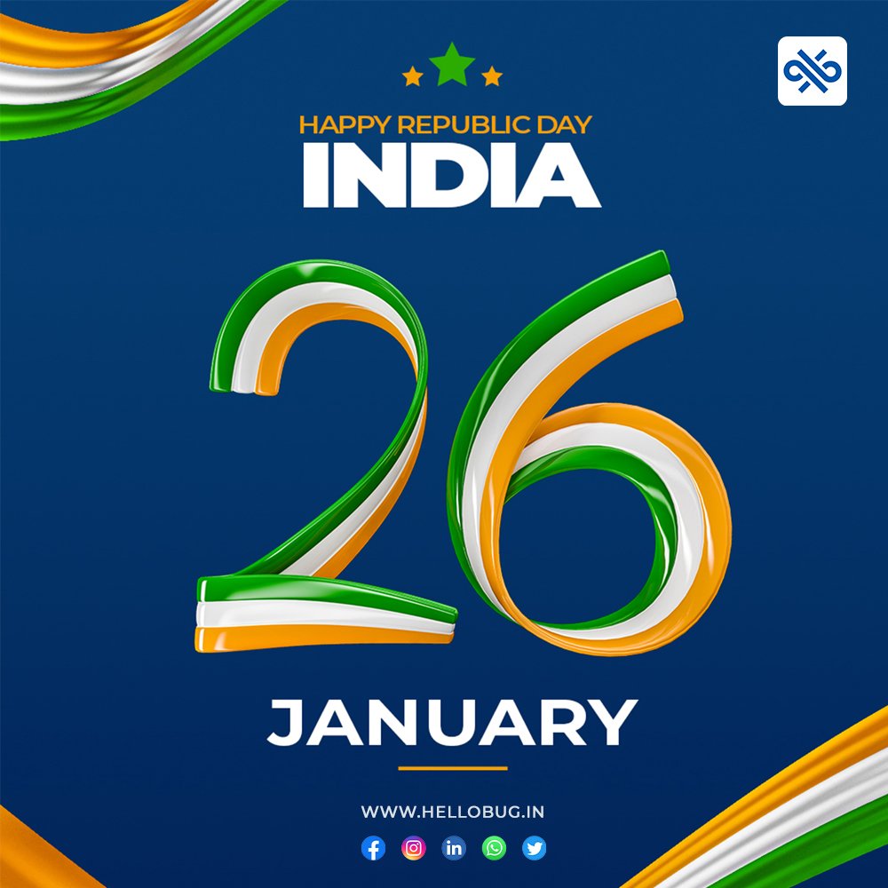 HelloBugVns's tweet photo. Let us pledge to always keep the tricolour high and rising. Happy Republic to you and your family!

We’ll fix your bug, We're Hello Bug.
Call Now or WhatsApp: +91 8470 838 096

https://t.co/JCUoFqQAgr

#HelloBug #RepublicDay #IndianRepublicDay22 #StayAtHome #StaySafe #HBsafe https://t.co/lzL7ZzbnSS
