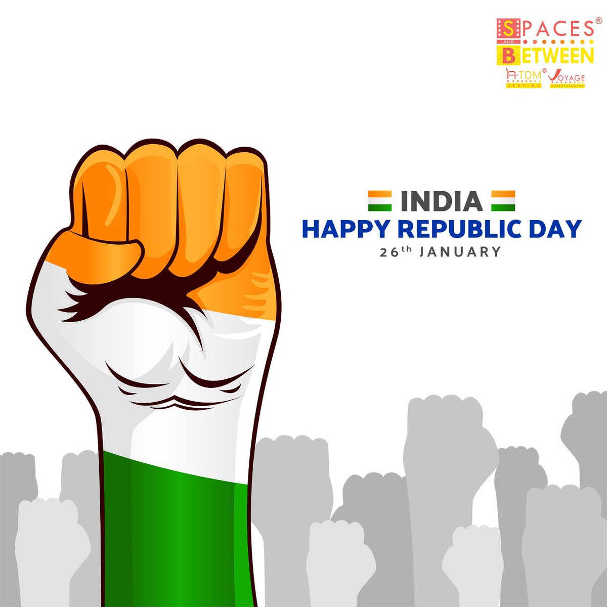 SpacesAndBTWN's tweet photo. Celebrating 73 years of formation of the #Constitution of India. A constitution that, at it’s core, promotes liberty, equality, social harmony and goodwill within the society and its people. Let’s be proud and celebrate it. #HappyRepublicDay2022 https://t.co/KDeuWtdk0Q