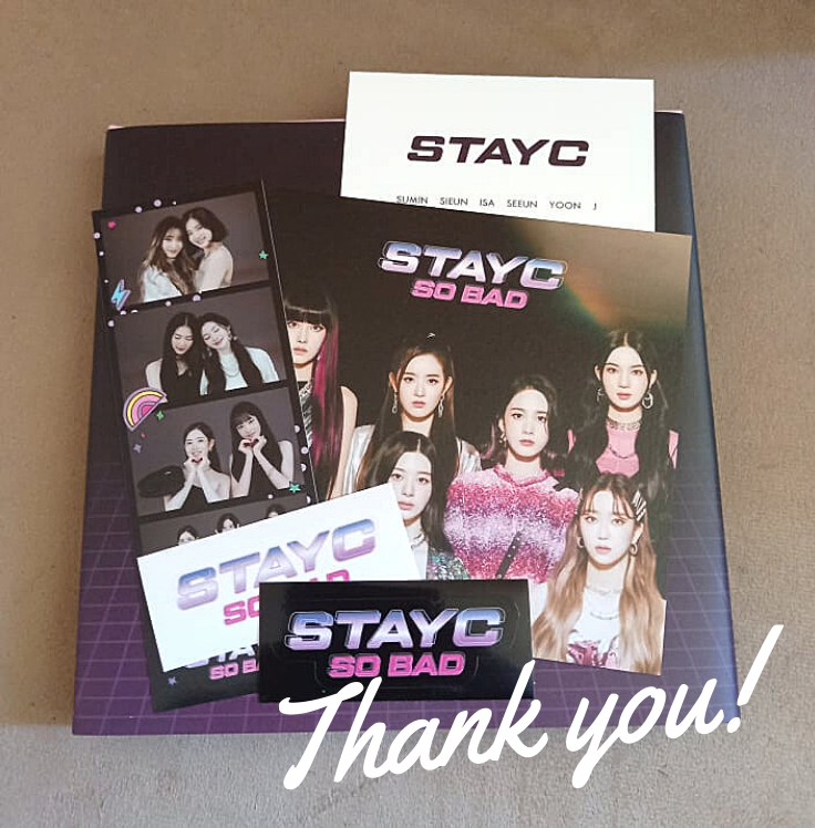 intostayc's tweet photo. #intomails ๐
mail from: @gumacart
my STAYC album came ! thank you for packing it well !
#gumahaul https://t.co/TmXRAjeNaN