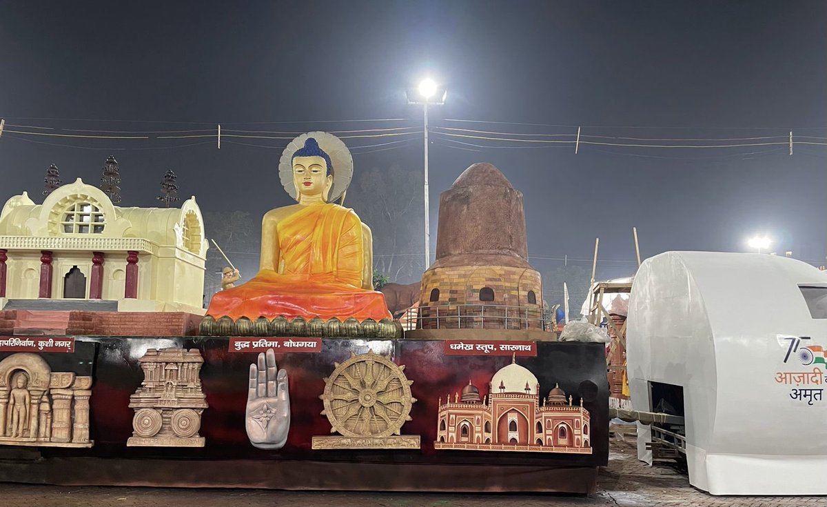 MoCA_GoI's tweet photo. #73rdRepublicDayCelebrations A proud moment for Ministry of Civil Aviation, as for the first time, its tableau is participating in the Republic Day Parade.
#73rdRepublicDay
#AzadiKaAmritMahotsav 
#UdeDeshKaAamNagrik
#SabUdenSabJuden https://t.co/Ihs68SXWiA