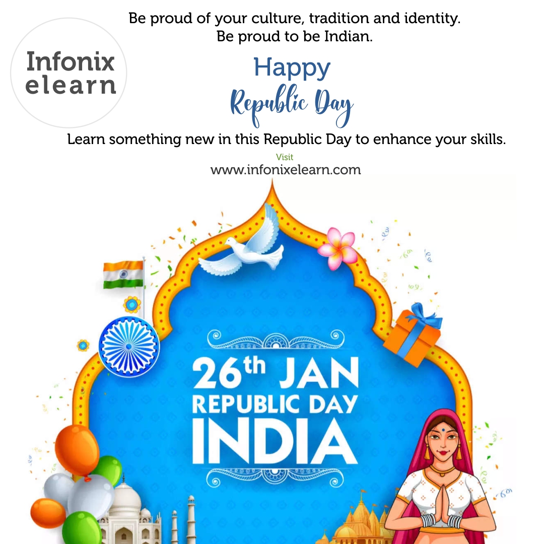 ElearnInfonix's tweet photo. #RepublicDay #गणतंत्रदिवस Wishing you a Happy Republic Day https://t.co/09nQjtFKo4