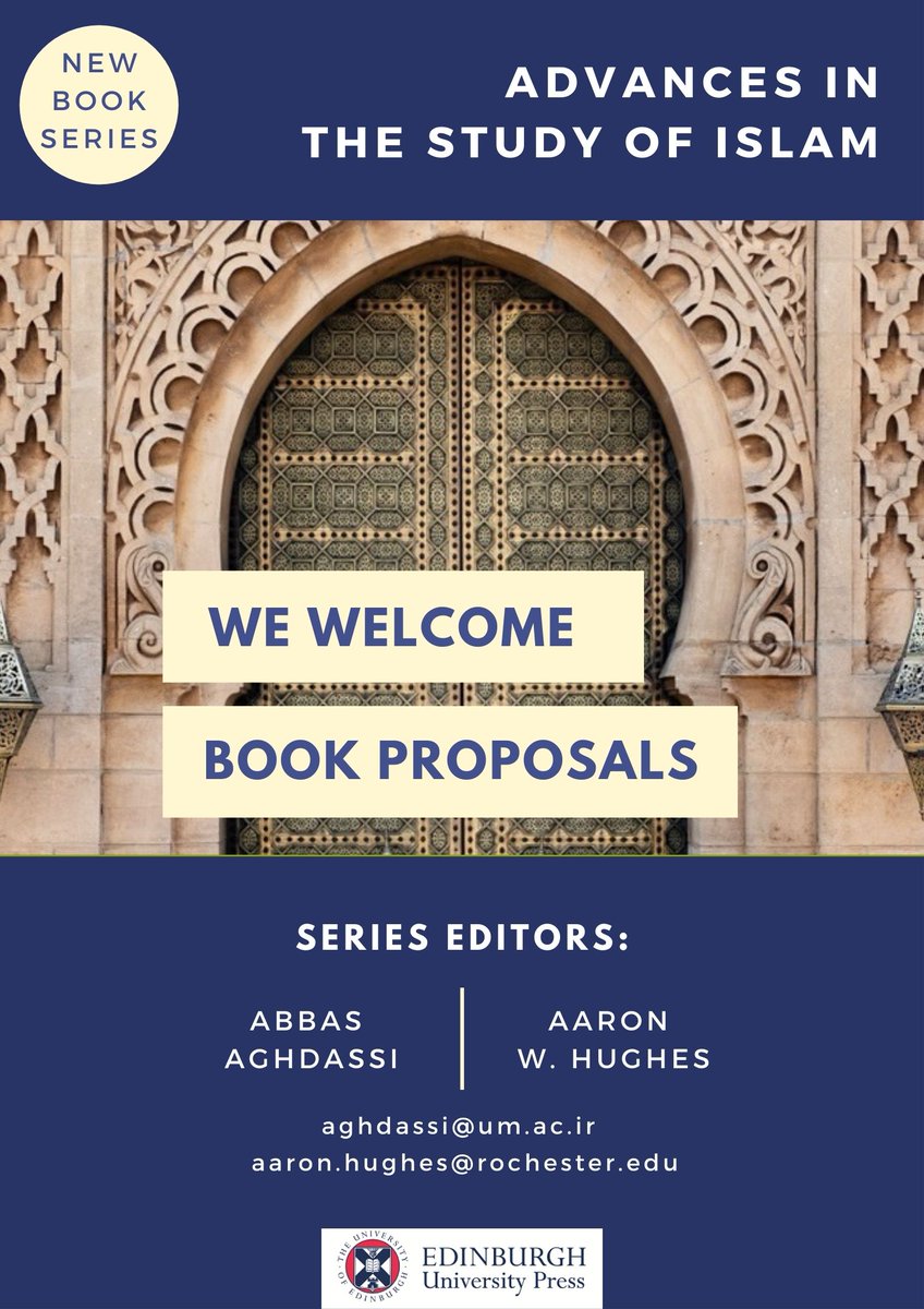 a_aghdassi's tweet photo. Advances in the Study of Islam welcomes book proposals (scholarly monographs and edited volumes) that focus explicitly on new, original and creative approaches to understand, analyse and critically revisit Islamic studies. More: https://t.co/dQbmzktZau https://t.co/2zNeSG4nLJ