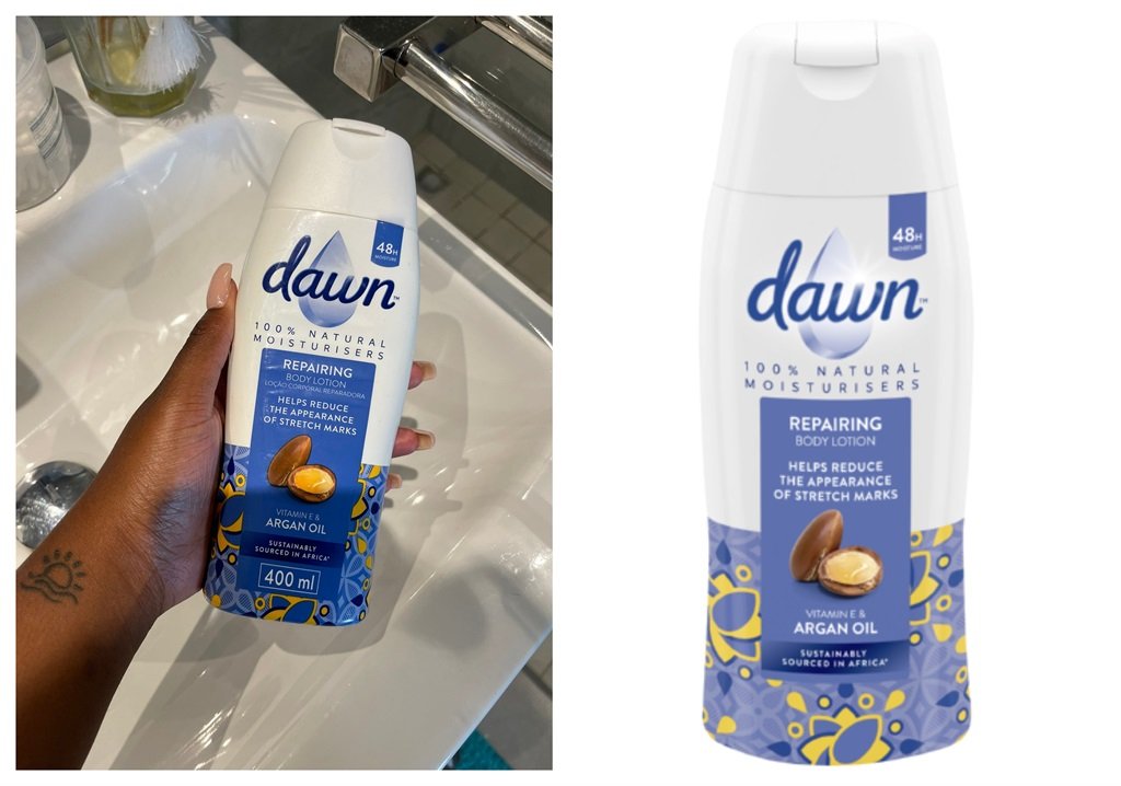 BISouthAfrica's tweet photo. Clicks, Dis-Chem see spike in ‘blue’ Dawn lotion sales, thanks to influencer Kay Yarms https://t.co/mimhIikp4R https://t.co/bHtajAhFoz