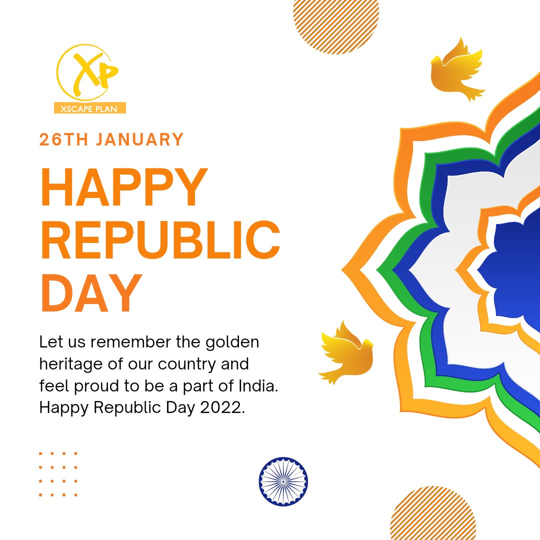 go2xscapeplan's tweet photo. Freedom has not come easy, it is because of the sacrifices of our freedom fighters, so never take it for granted. I wish you a very Happy Republic Day 2022!

#republicday2022 #india #india #tourism #travel #xscapeplan #startup #startupcommunity https://t.co/LICQ7PoFoB