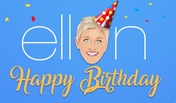 Ellen Degeneres Birthday
