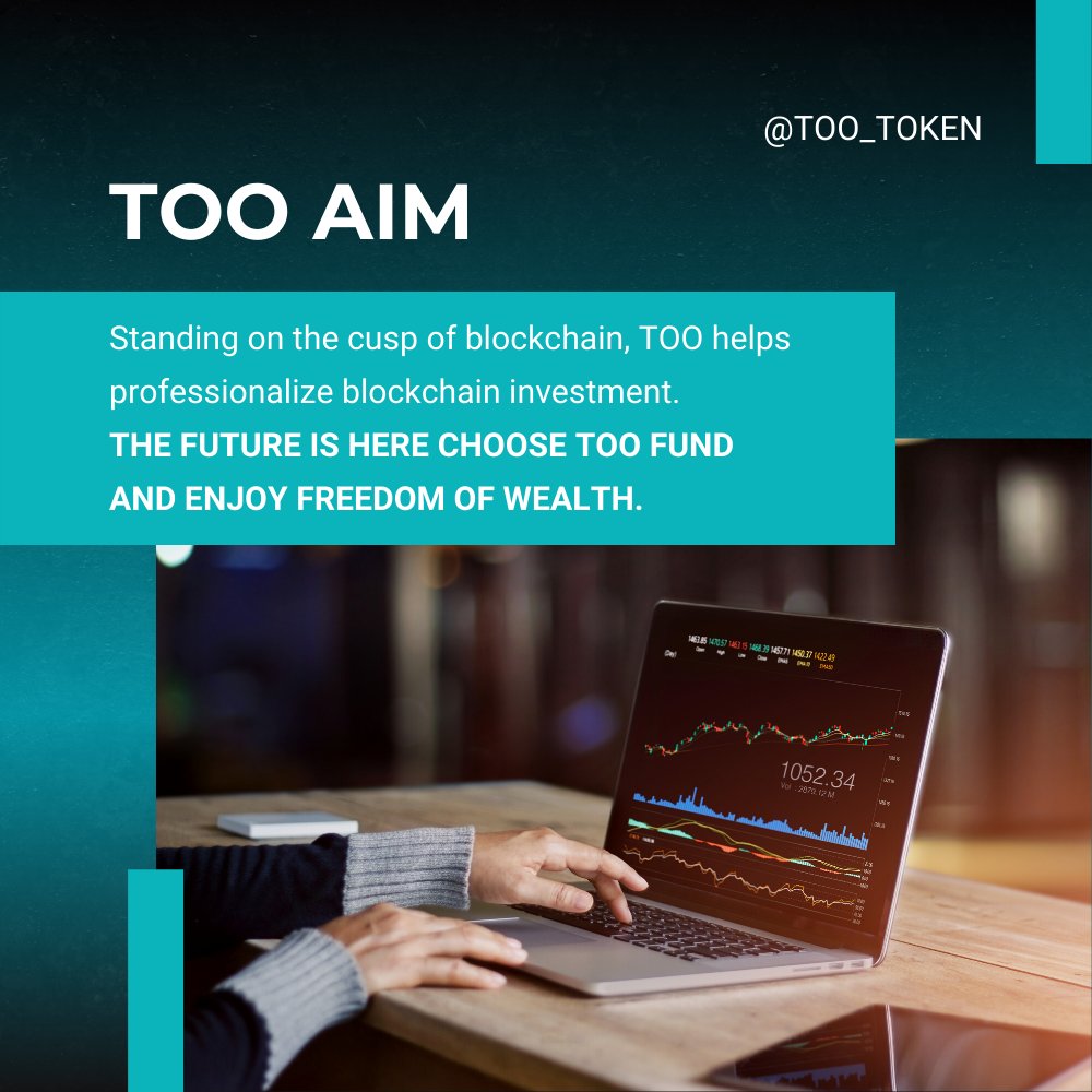 Too_Token's tweet photo. Standing on the cusp of blockchain, TOO helps professionalize blockchain investment.
THE FUTURE IS HERE CHOOSE TOO FUND AND ENJOY FREEDOM OF WEALTH.

Please visit the official English group for details: https://t.co/3Yzpkj2e7Q
#tootoken #crypto $TOO https://t.co/ywZ9u2KVMF