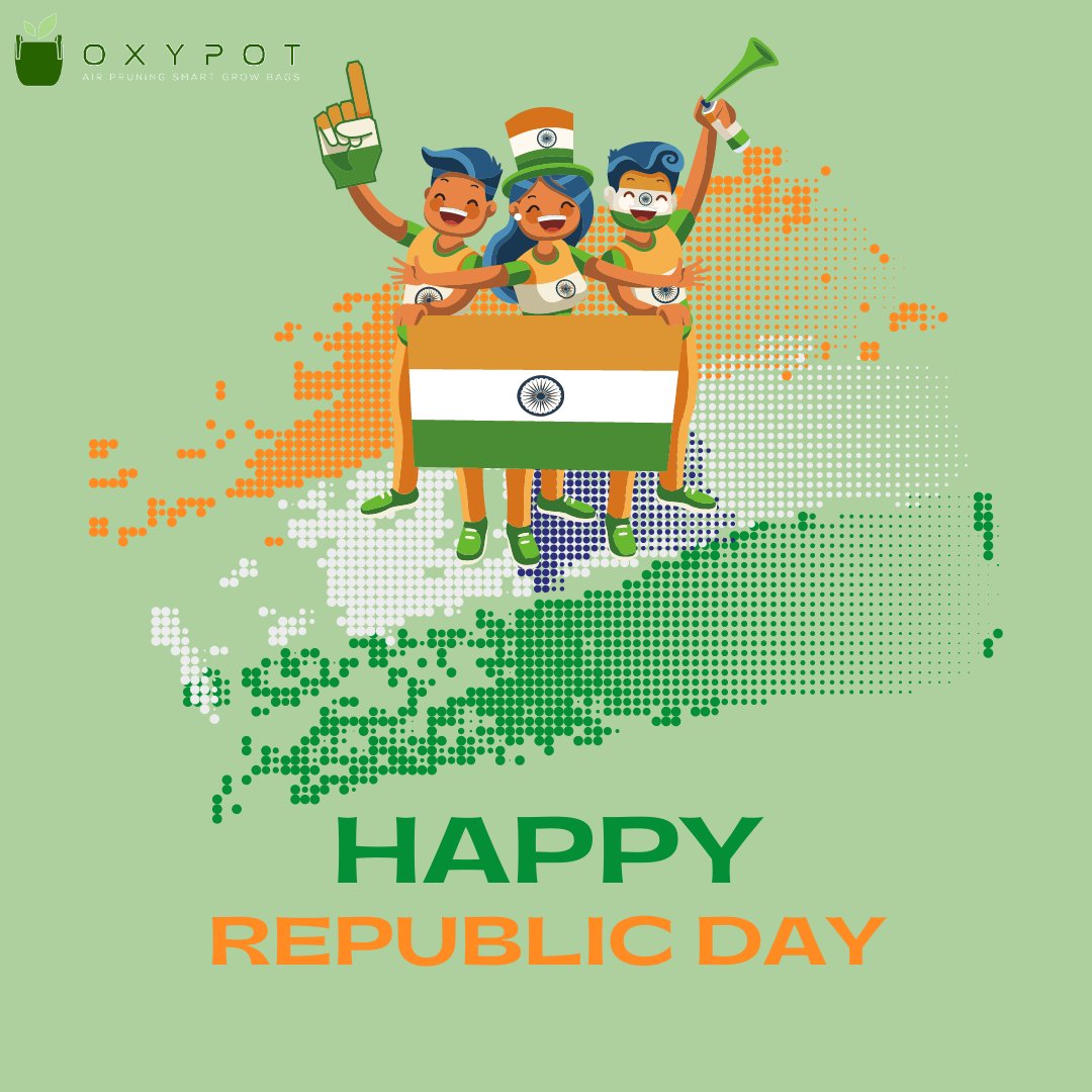 oxypot1's tweet photo. wish you all a happy republic day 2022. Avail 7% of on our all products today. Shop your favourite garden essentials now at https://t.co/p6HNMemyqa

#republicdayindia #reublicday2022  #growbags #growbag #terracegarden #gardendecoration #gardenindia #plantbags #fabricgrowbags https://t.co/VUhNlVp2ev
