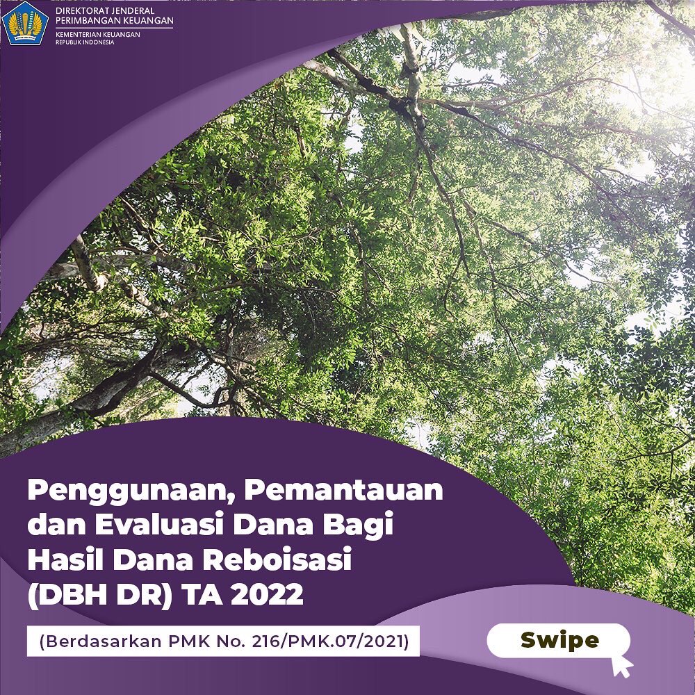 DitjenPK's tweet photo. Tahu gak sih #MitraDJPK ,
ada kebijakan baru lho tentang Dana Bagi Hasil Dana Reboisasi (DBH DR) yaitu PMK 216/PMK.07/2021 tentang Penggunaan, Pemantauan, dan Evaluasi DBH DR TA 2022.
#UangKita #TKDD2022 #DBH #DBHDR2 https://t.co/dzxKtZrtOt