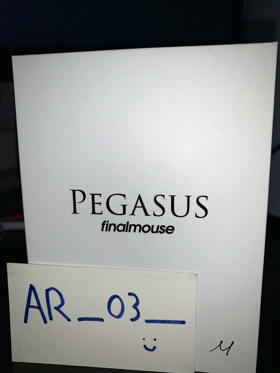 AR_03__'s tweet photo. Decided to give away this unopened exclusive medium @finalmouse Pegasus! 😇🎉

Rules:
- Follow @AR_03__ 
- Retweet
- Like this post

 Ends in one week. 2/1/2022. 

Good-luck Everyone!! 🥳🤞🏾 https://t.co/jccrnE37eD