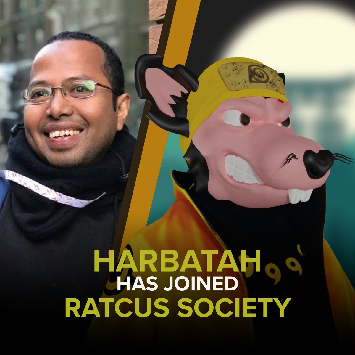 Ratcusnft's tweet photo. Welcome to Ratcus Society, sir!!

#NFT #Ratcus #nftcollector #nft3d #NFTCommmunity https://t.co/d9SCvzBDMs