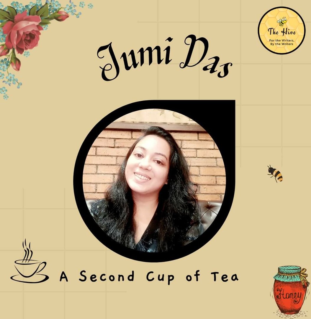 The_Hive13's tweet photo. #asecondcupoftea #authorreveal
Happy Republic Day, everyone! 
We are pleased to welcome Jumi Das on board for "A Second Cup of Tea." Welcome, Jumi!
#WritingCommunity 
#writerscommunity https://t.co/Xwgv24Vgvr