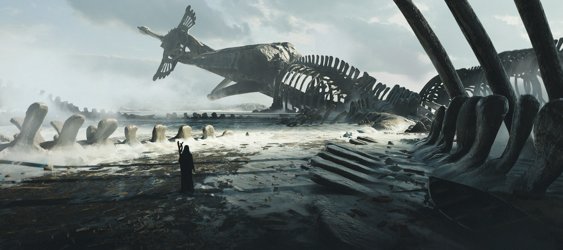 Wingfox.com on X: "sea of bones by Stefan toma #Photoshop #Blender #Digital2D #Digital3D #Art #Design #ConceptArt #fantasy #3d #blender https://t.co/DgFJP8FcJp" / X
