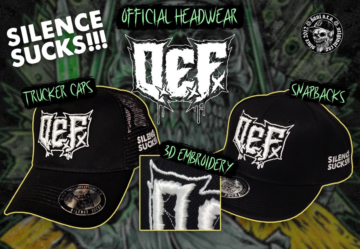 SaniIvan666's tweet photo. 🔥 @obsceneextreme  - Official Headwear! 🔥
Orders👇
https://t.co/V0jyMR3vIo

#sanisro #3dembroidery #embroidery #snapbacks #truckercaps #officialheadwear #foreverunderground #extrememetalmerch #silencesucks #obsceneextremefestival #OEF #eshopobscene #obsceneeshop #obscenecz https://t.co/m5DwDfUm3Y