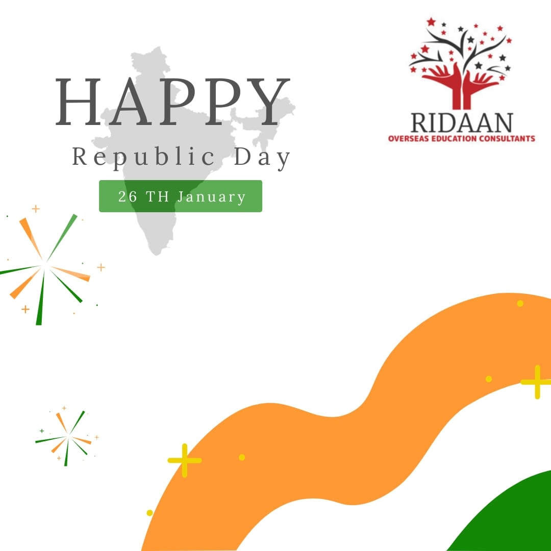 RidaanEducation's tweet photo. Happy 73rd Republic Day 2022 ✨

Dreaming to STUDY ABROAD? The right time is here!!
Connect with Our Experts and Start Chasing your Study Abroad Dream!!!

#studyabroad2022 #studyoverseas #ridaan #studyinireland #studyinuk #studyinaustralia #studyincanada #studyineurope https://t.co/rrzzAhZRCq