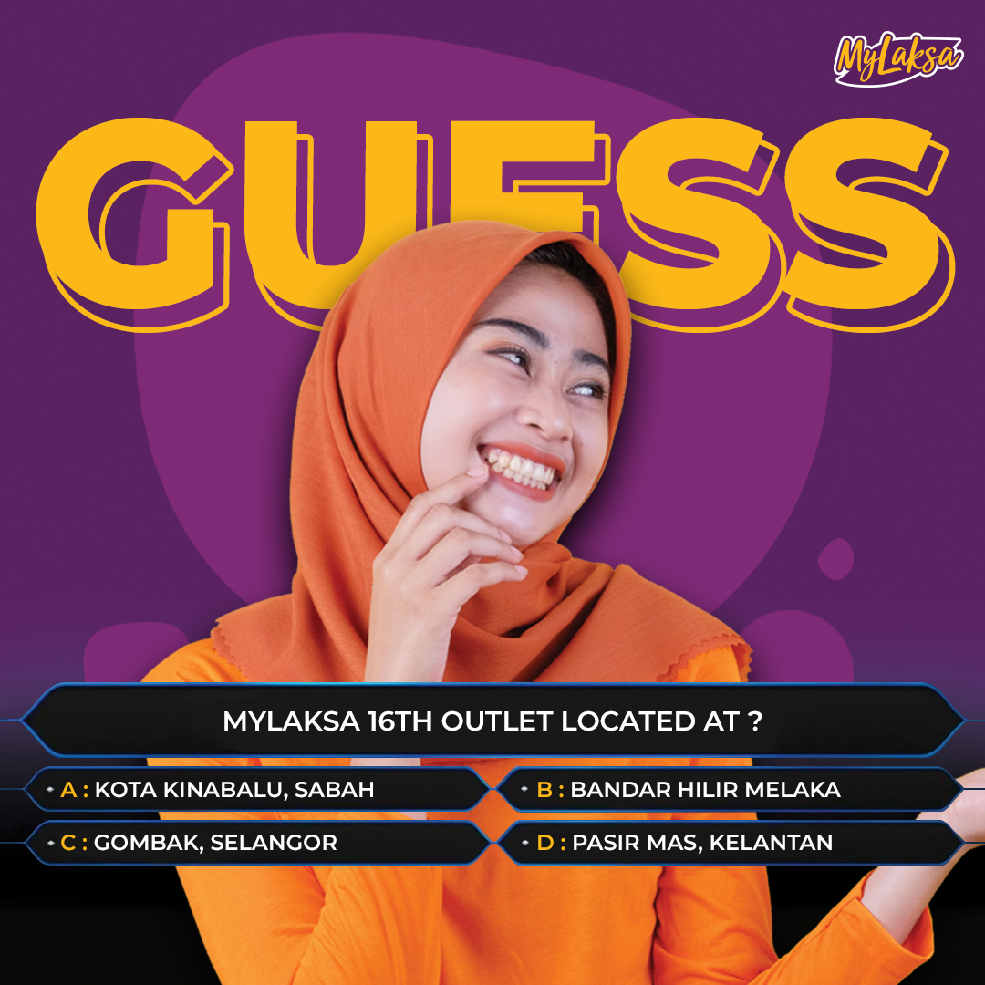 mylaksamy's tweet image. We are giving away 1x Asam Laksa Special for FREE to 1 lucky winner.
Here's how :-
1. Follow @mylaksa.my account.
2. Write the correct answer in the comment section.
*Redemption is applicable ONLY at the new outlet.

#MyLaksa #TasteOfUnity #asamlaksa #malaysia #foodie #foof