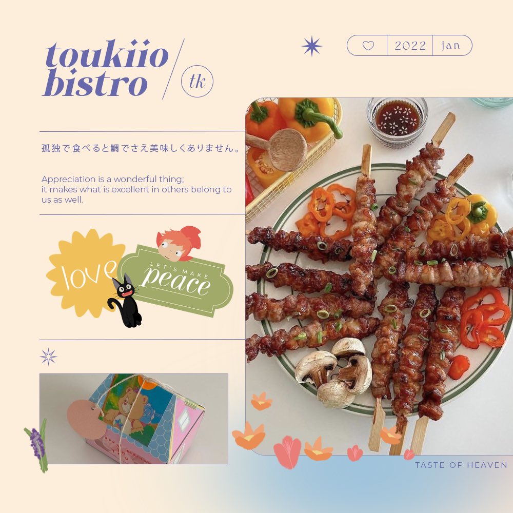 toubistro's tweet photo. ㅤ

      とうきお ! DELIVERY    ⠀⠀⠀⠀

       for   @min_aria_ 
       from    kuya lu.

       ˖✦  para sure na wala ng manghahampas ng pinto ko. biro lang. enjoy this with your babies, clev.

️ https://t.co/KA2Uspubtb