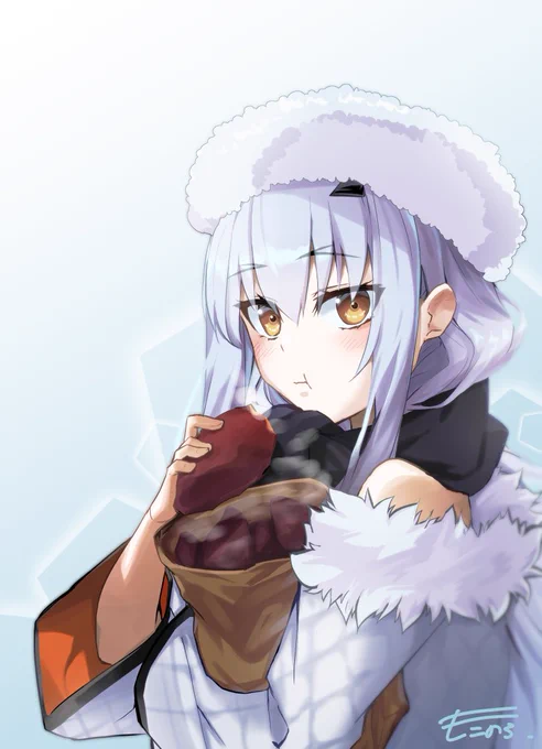 めっちゃ焼き芋食べるメリュジーヌ
#FGO 